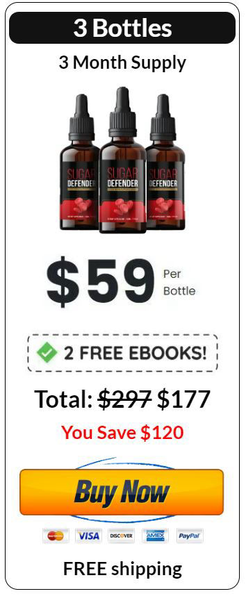buy sugar defender three bottle